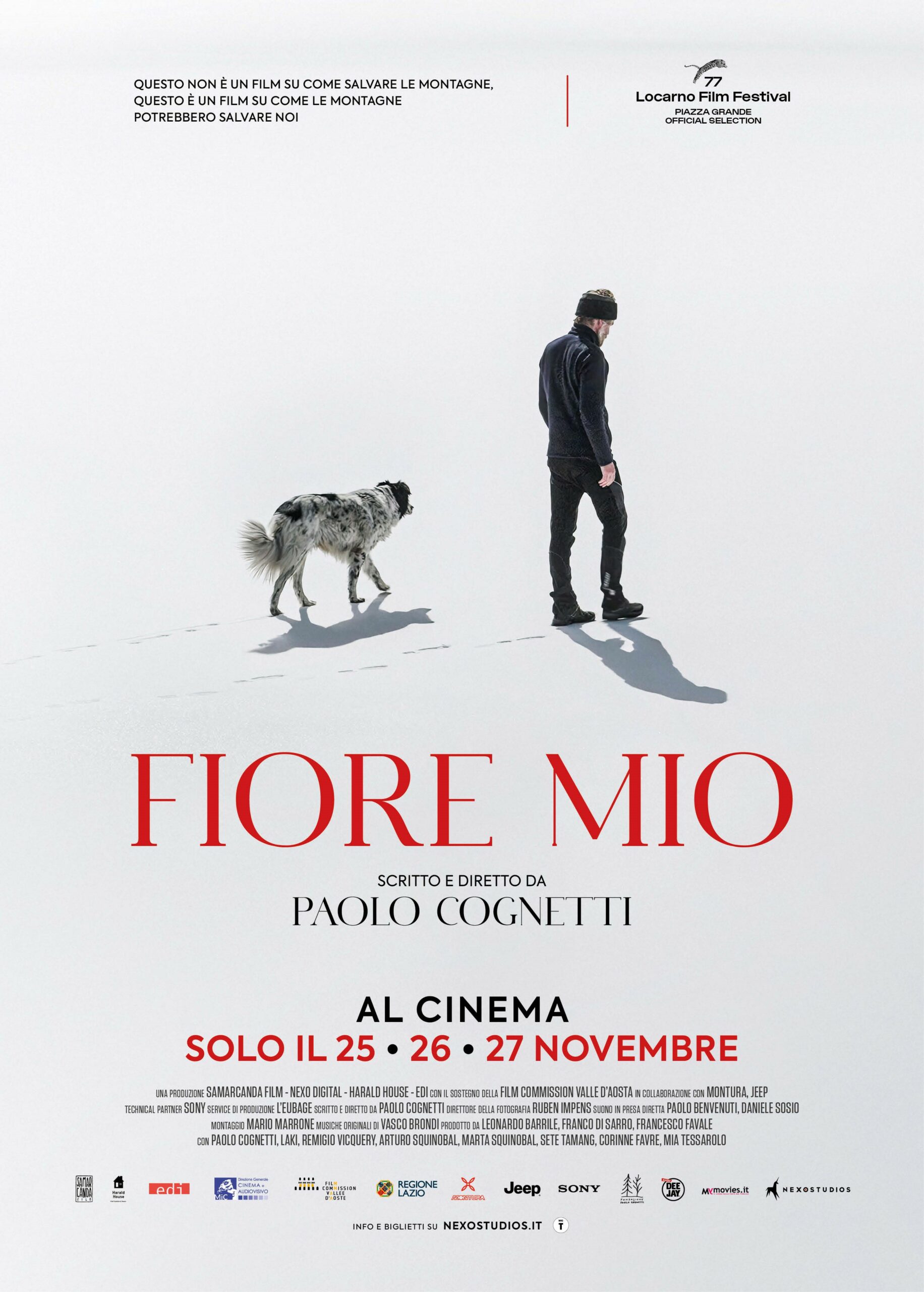 Paolo Cognetti con “Fiore mio” porta al cinema paesaggi e ghiacciai destinati a sparire