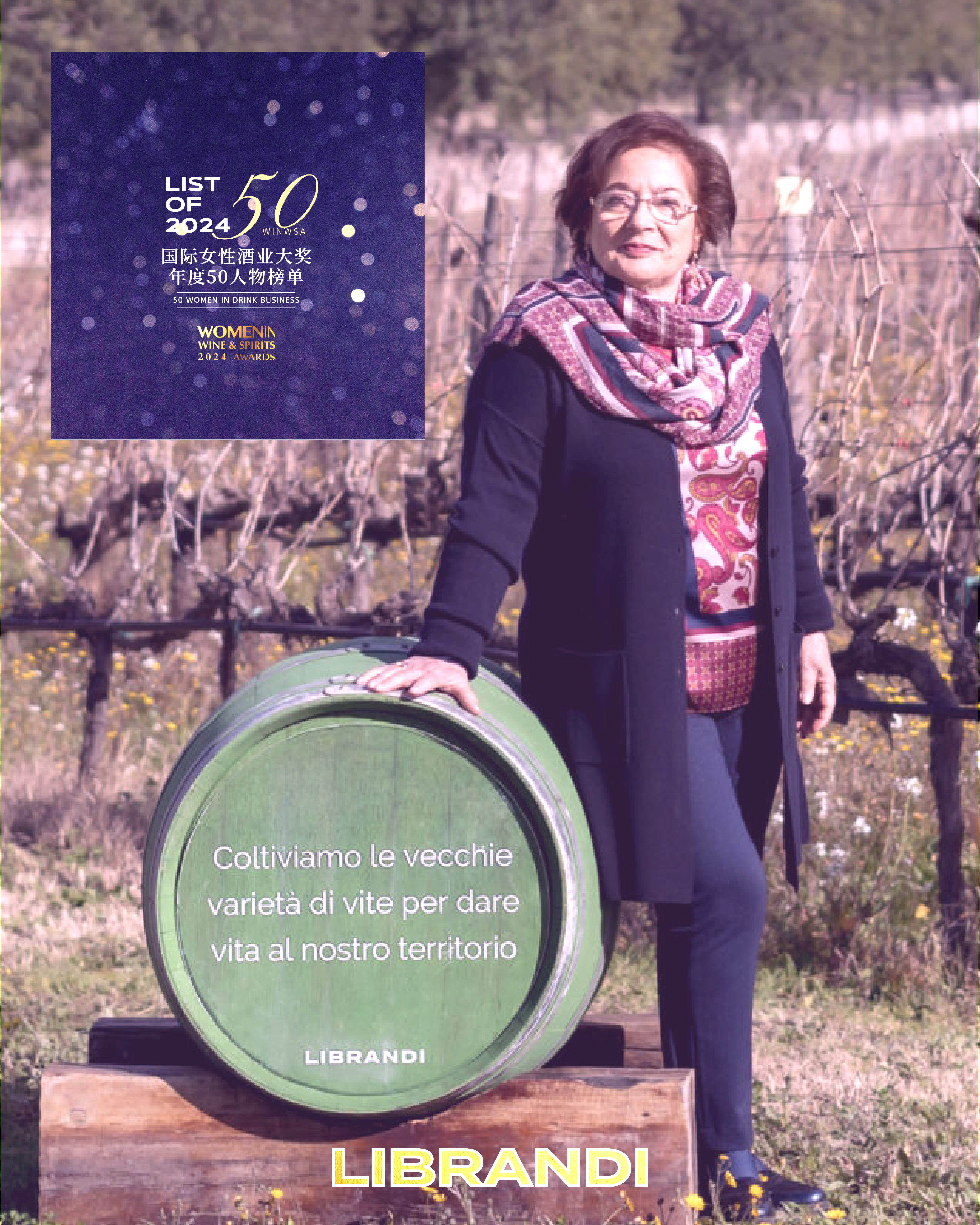 Vincenza Alessio Librandi tra le 50 donne più influenti del mondo del vino